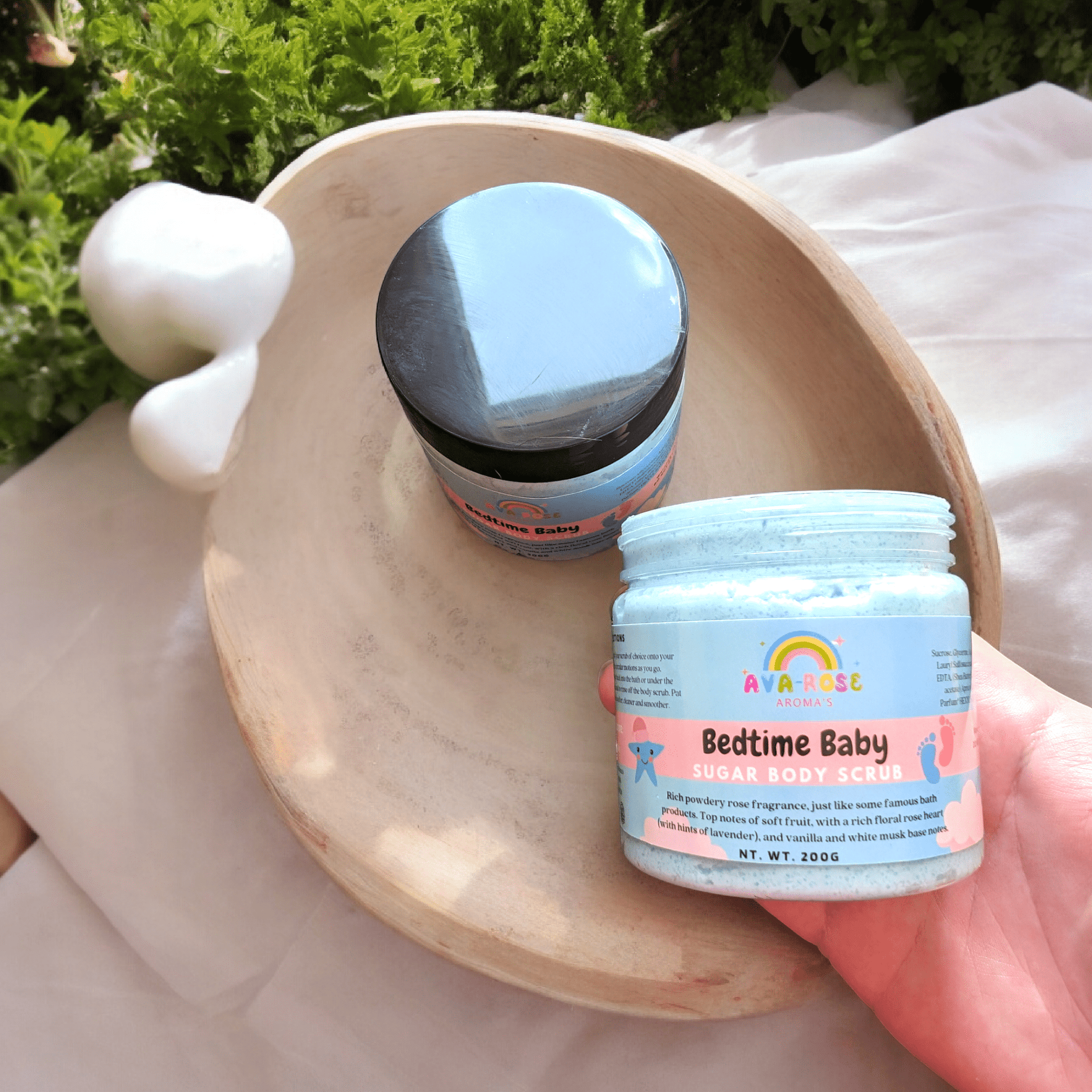 Bedtime Baby Sugar Body Scrub - avarosearomas