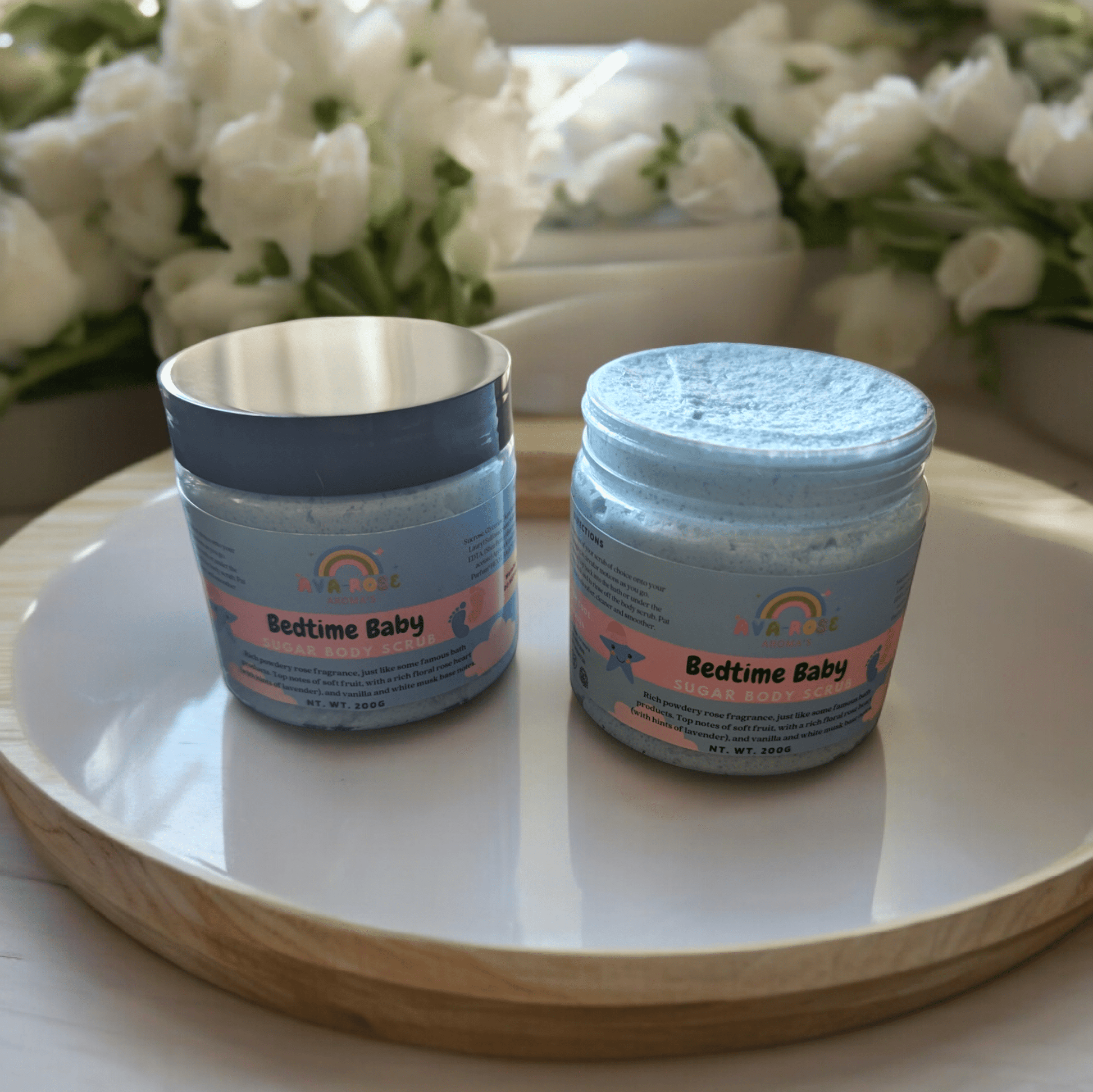 Bedtime Baby Sugar Body Scrub - avarosearomas