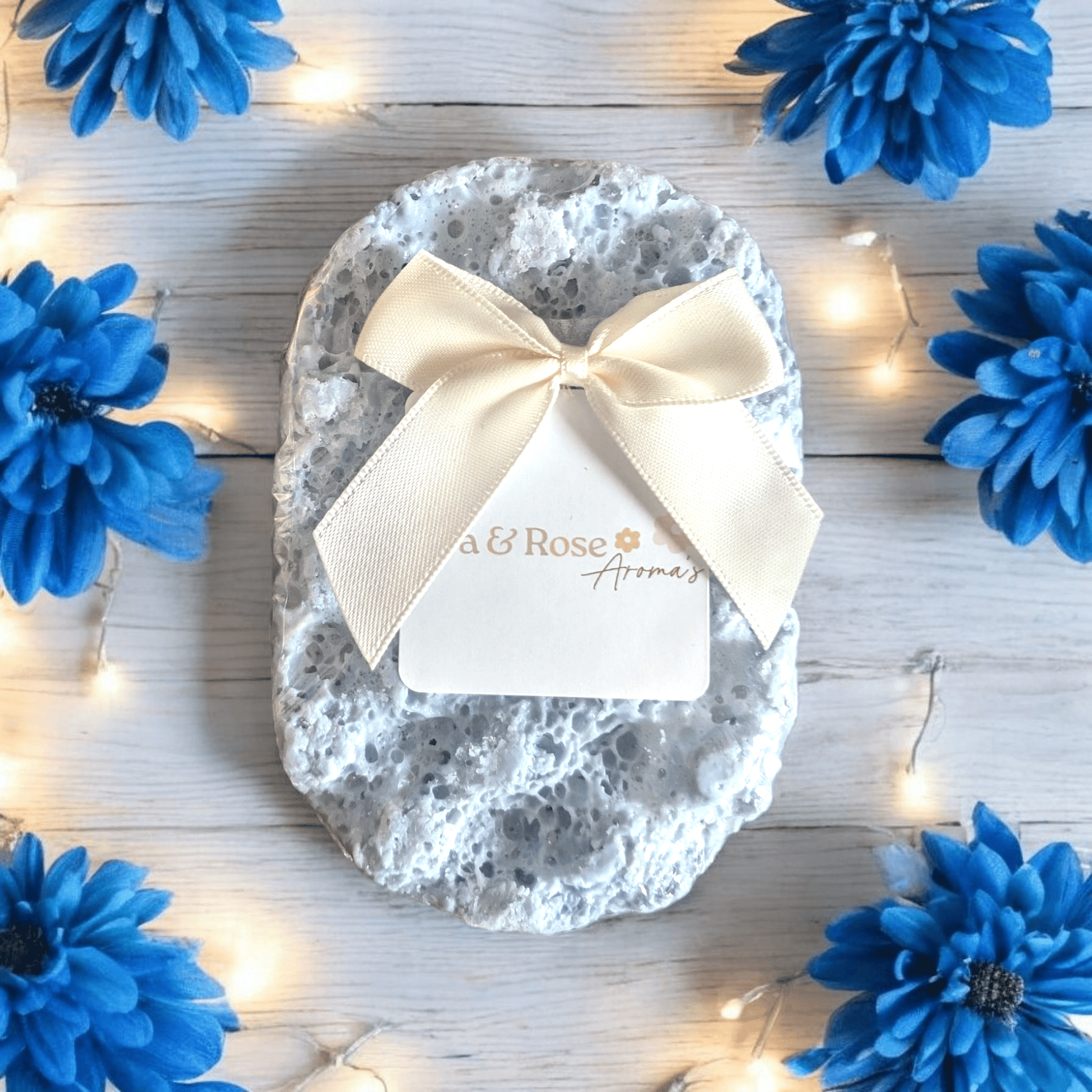 Blue Raspberry Slushie Soap Sponge - avarosearomas