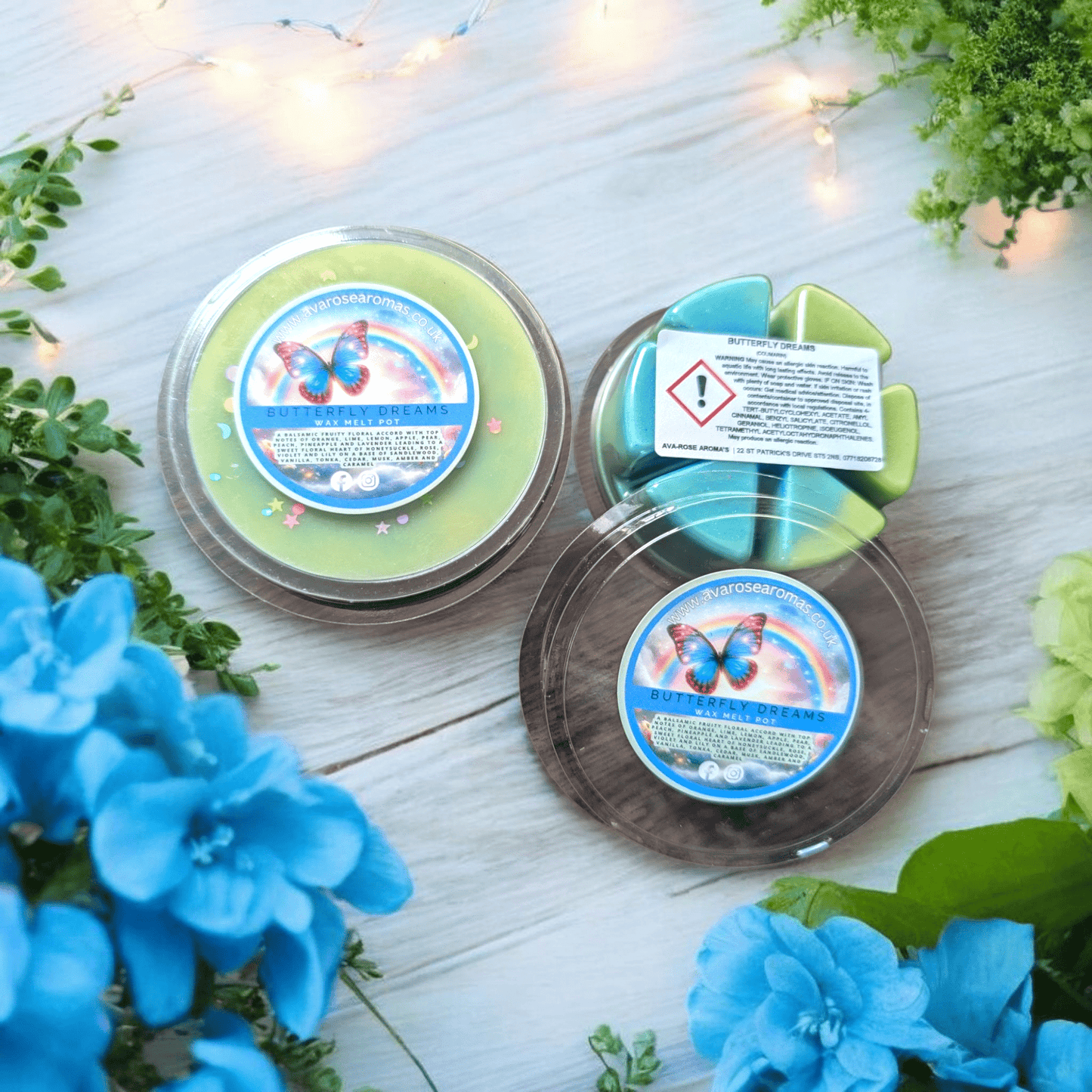 Butterfly Dreams - Wax Melt Segment Pot - avarosearomas
