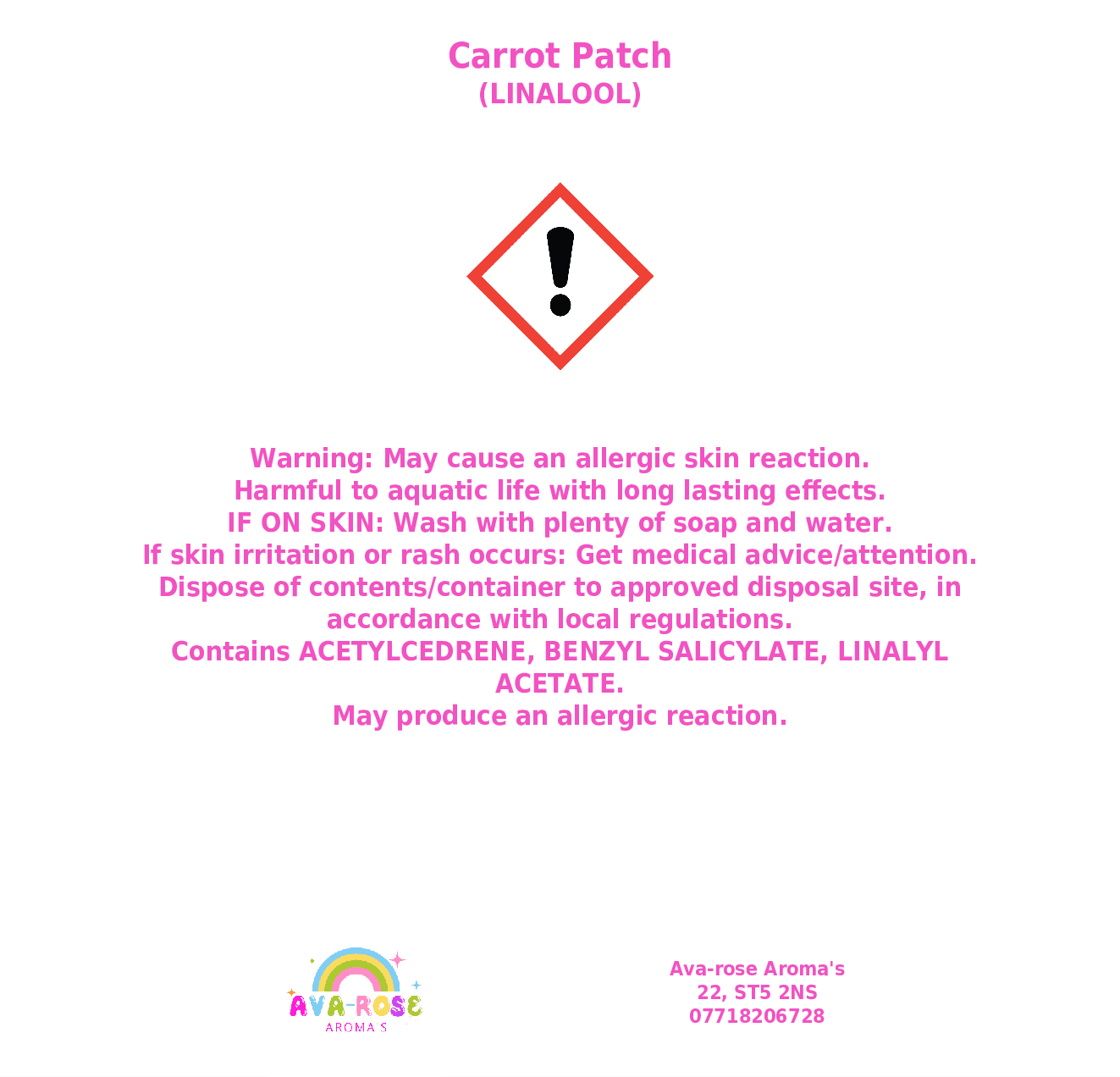 Carrot Patch - avarosearomas