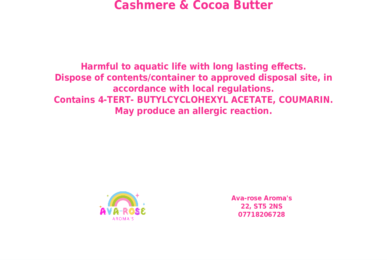 Cashmere & Cocoa Butter - Robot Heart Wax Melt Slab - avarosearomas