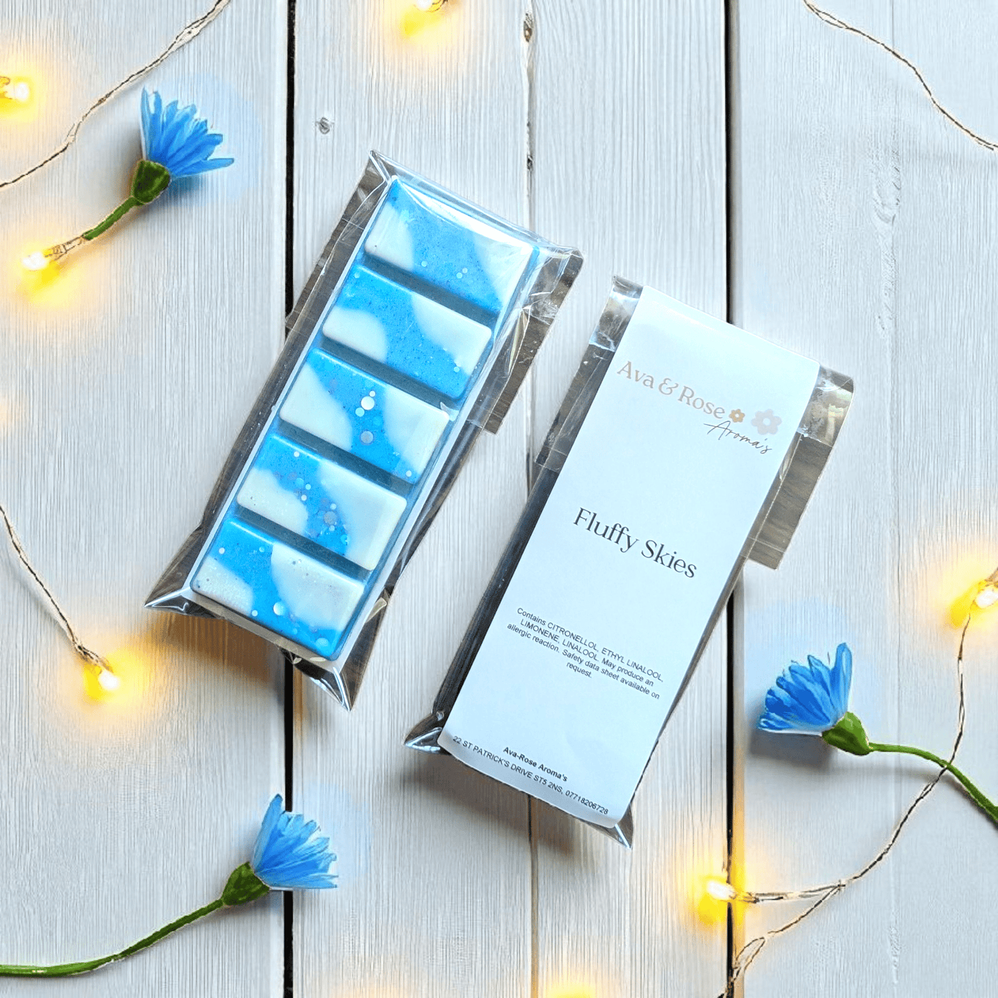 Fluffy Skies - Wax Melt Snap Bar - avarosearomas