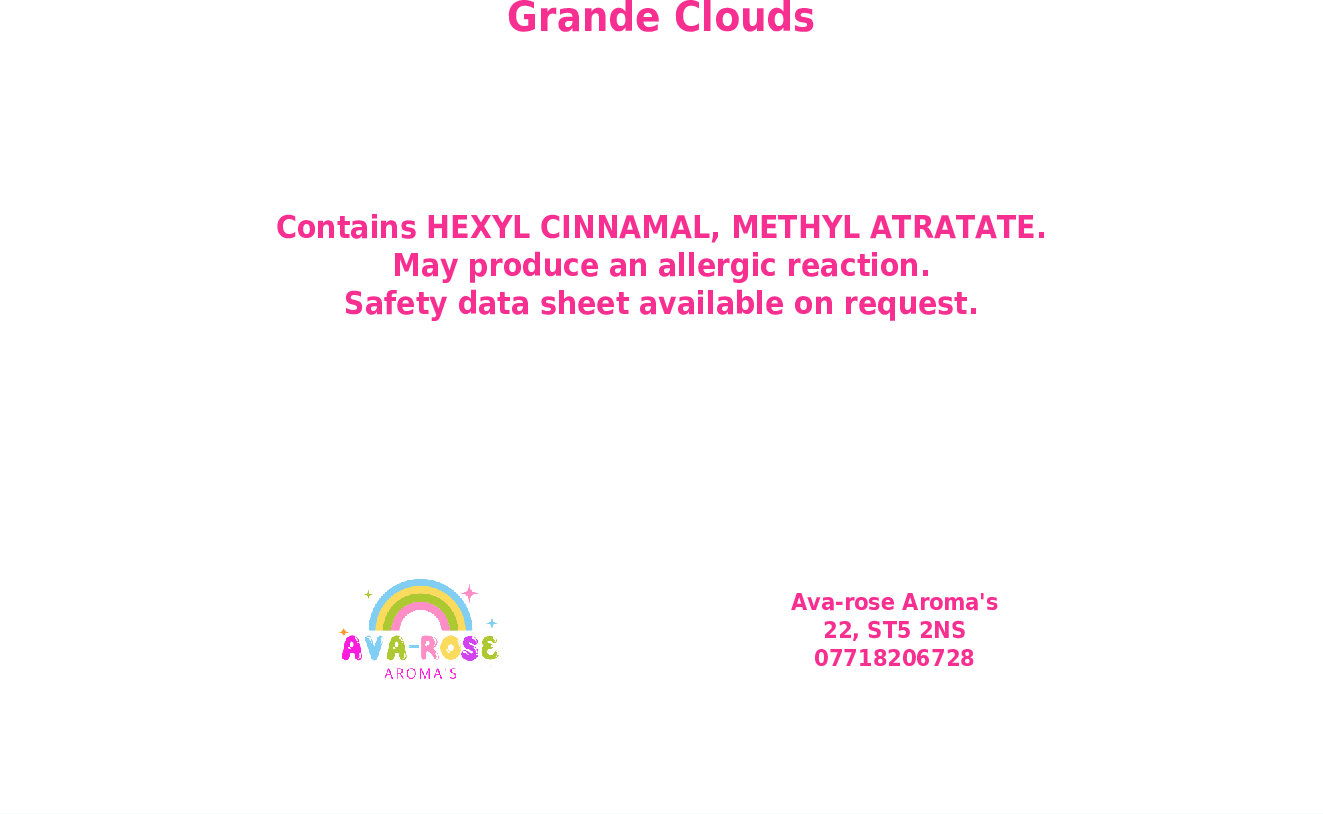 Grande Clouds - Cloud Wax Melt Slab - avarosearomas