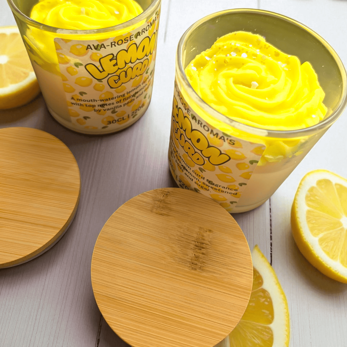 Lemon Curd Whipped Candle - avarosearomas