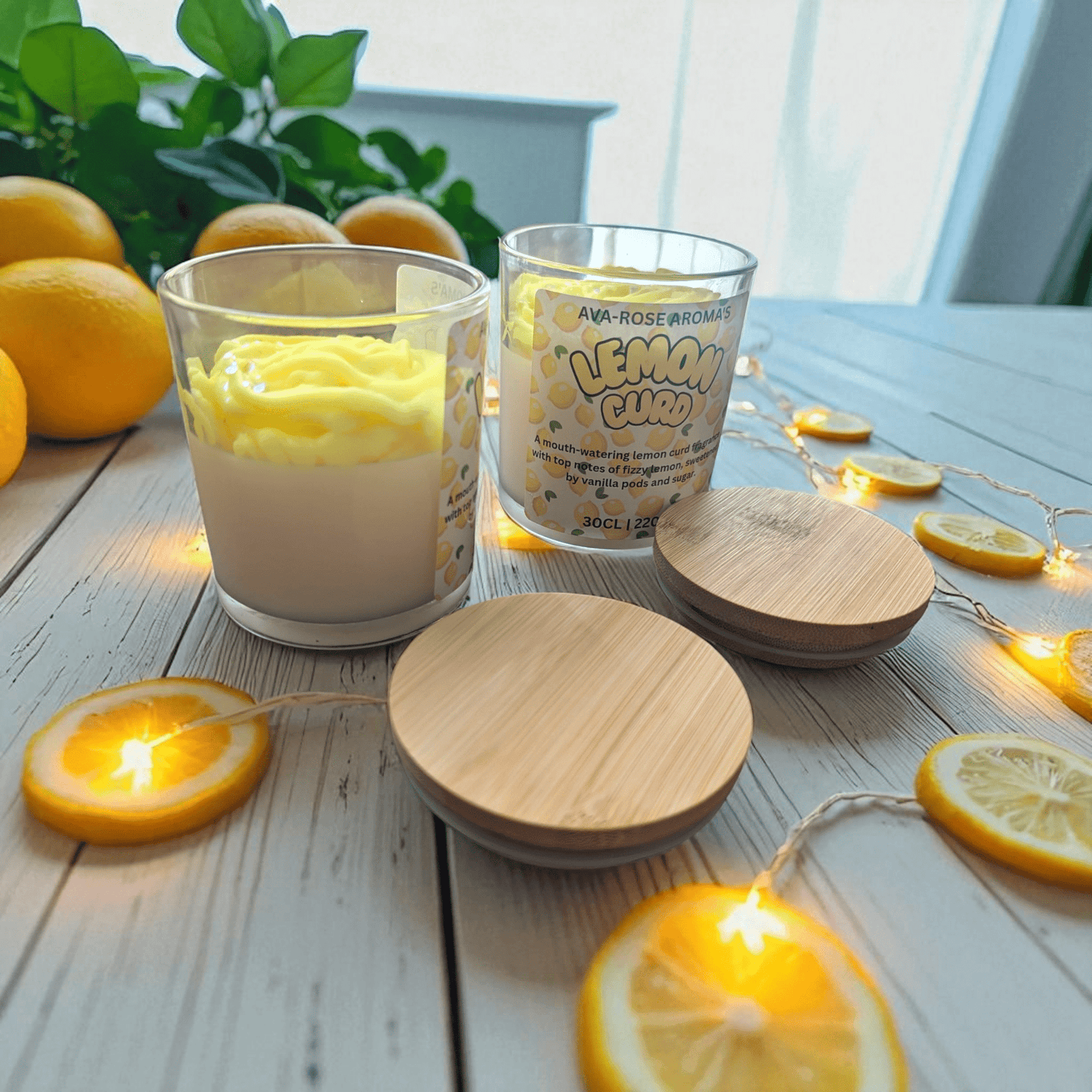 Lemon Curd Whipped Candle - avarosearomas