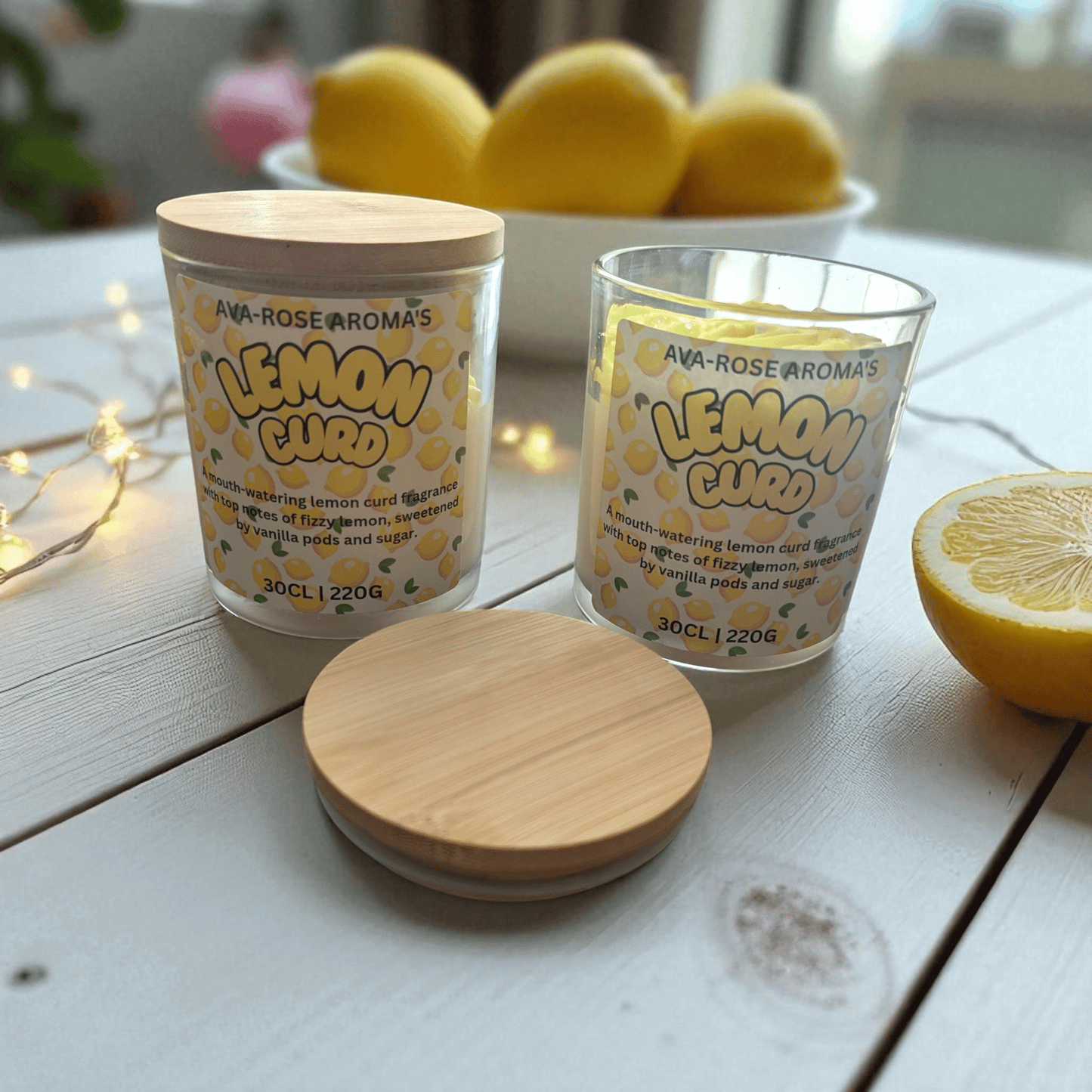Lemon Curd Whipped Candle - avarosearomas