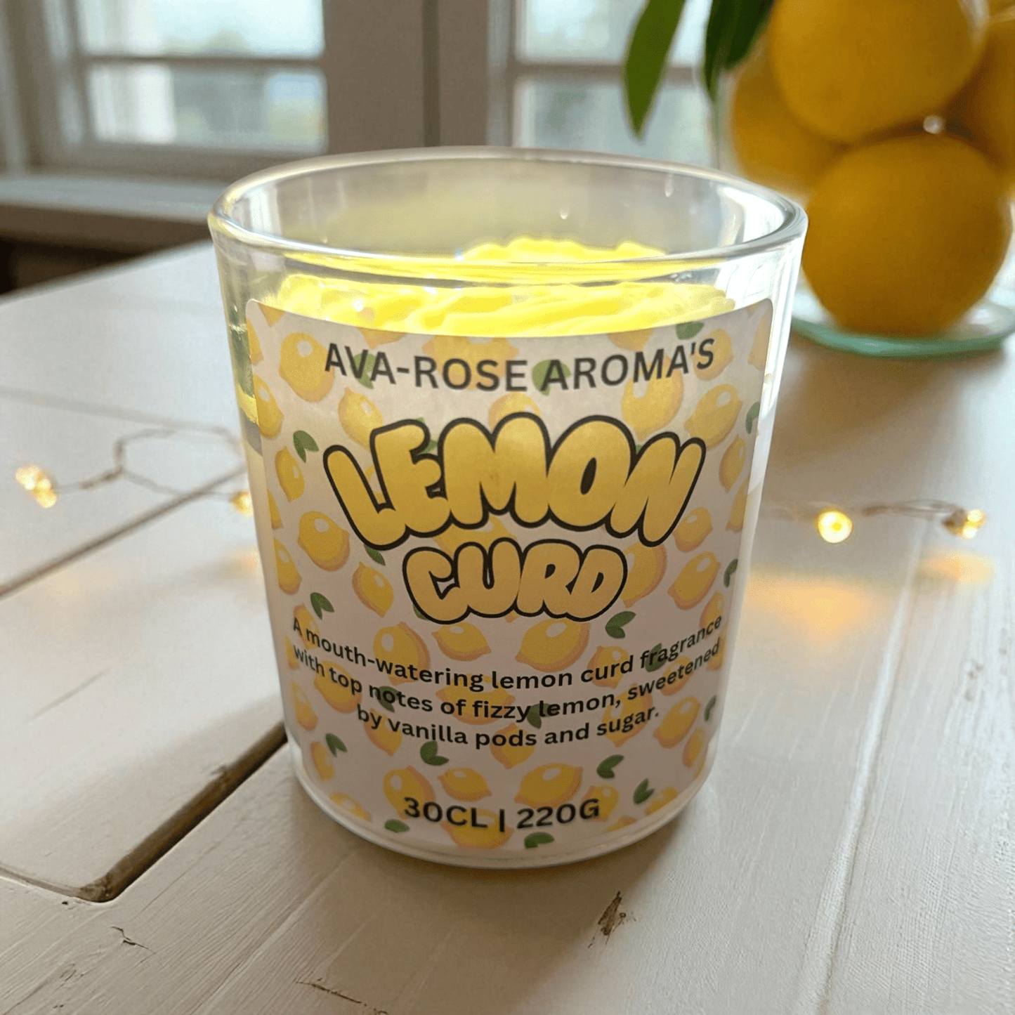 Lemon Curd Whipped Candle - avarosearomas