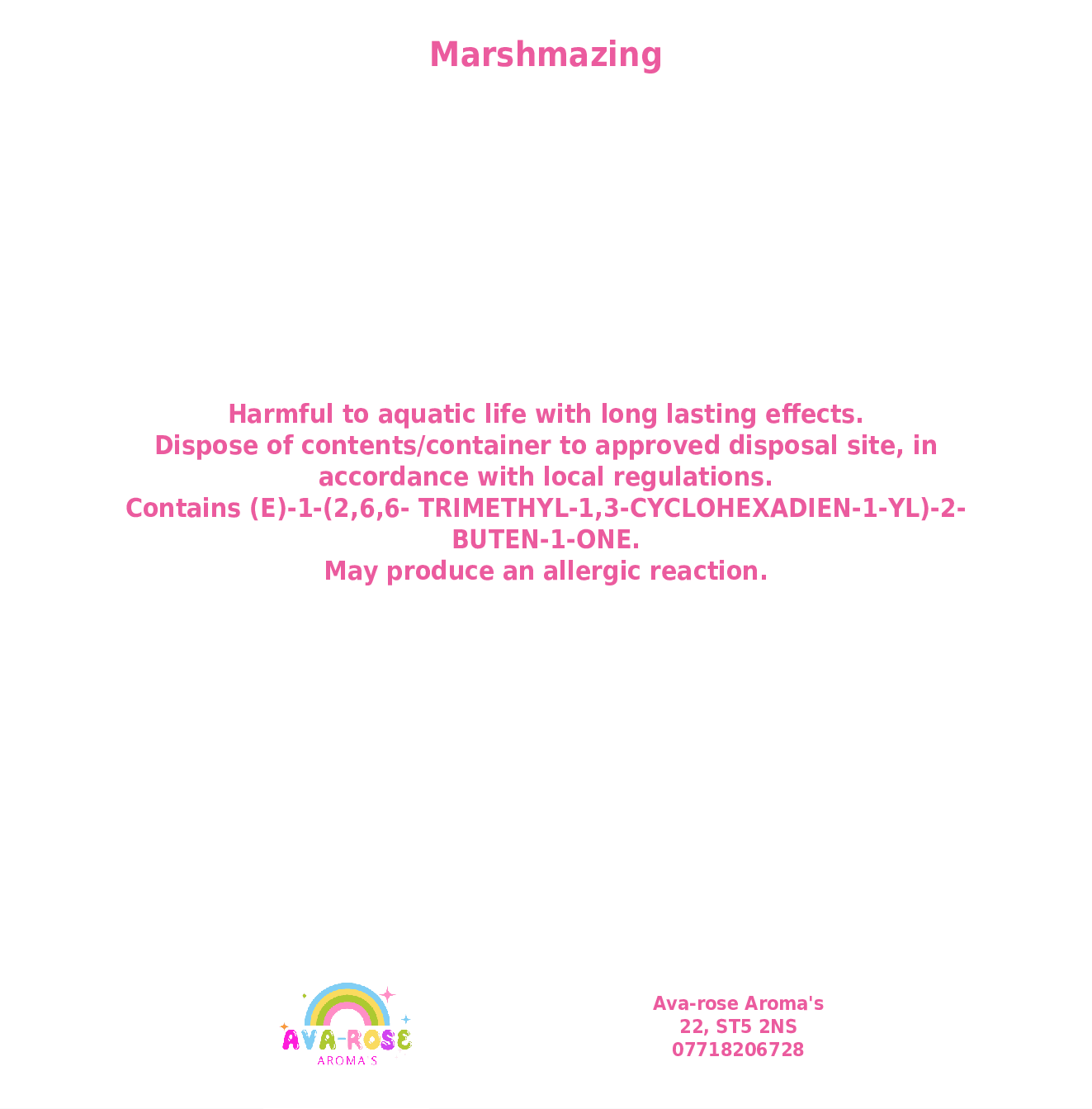 Marshmazing Wax Melt - Cheeky Wax Melt - avarosearomas