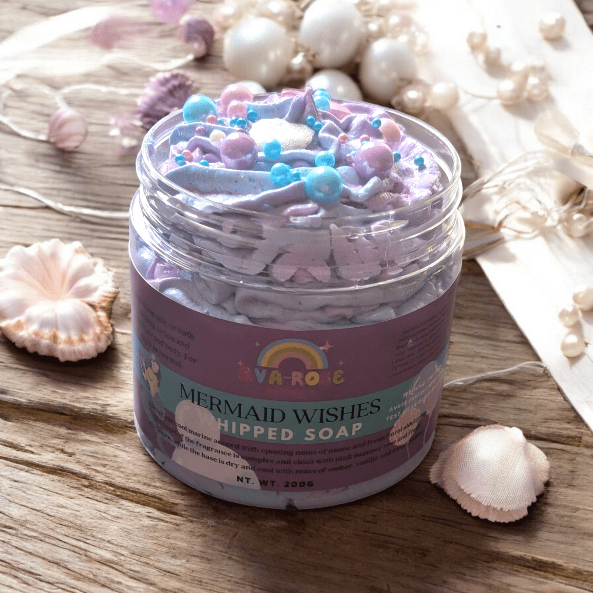 Mermaid Wishes Whipped Soap - avarosearomas
