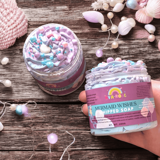Mermaid Wishes Whipped Soap - avarosearomas