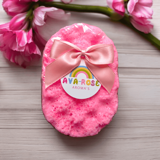 Pink Clouds Soap Sponge - avarosearomas