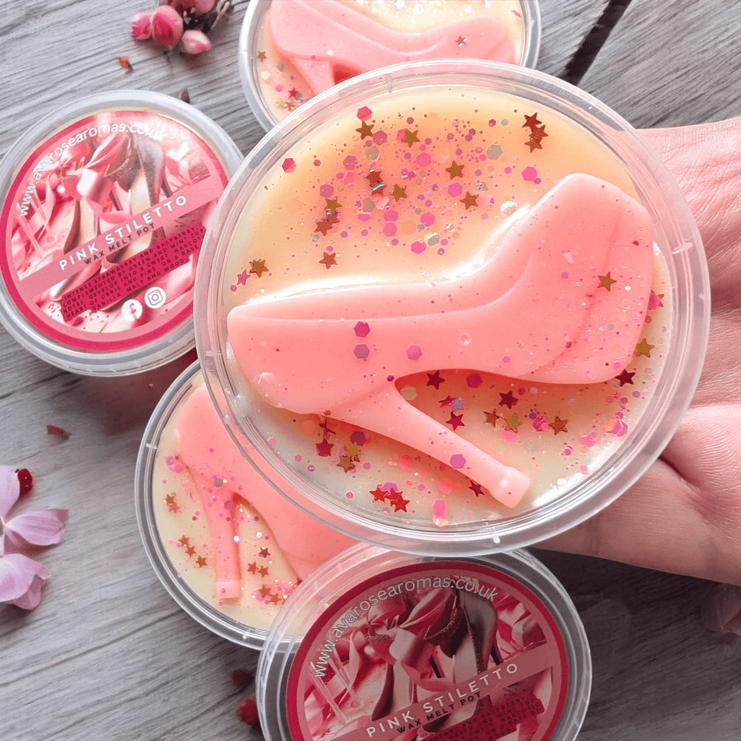 Pink Stiletto 2oz Pot - avarosearomas