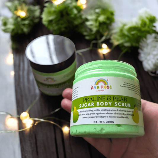 Praline & Pear Sugar Body Scrub - avarosearomas