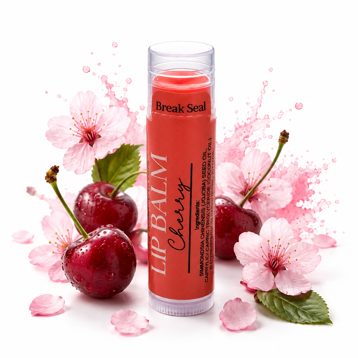 Cherry- Flavoured Moisturising Lip Balm
