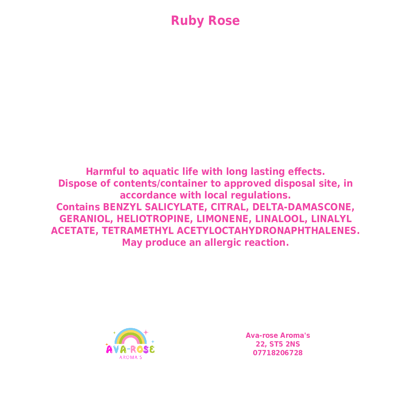 Ruby Rose Leaves - avarosearomas