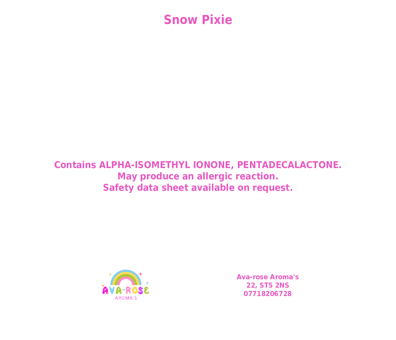 Snow Pixie - Wax Melt - avarosearomas