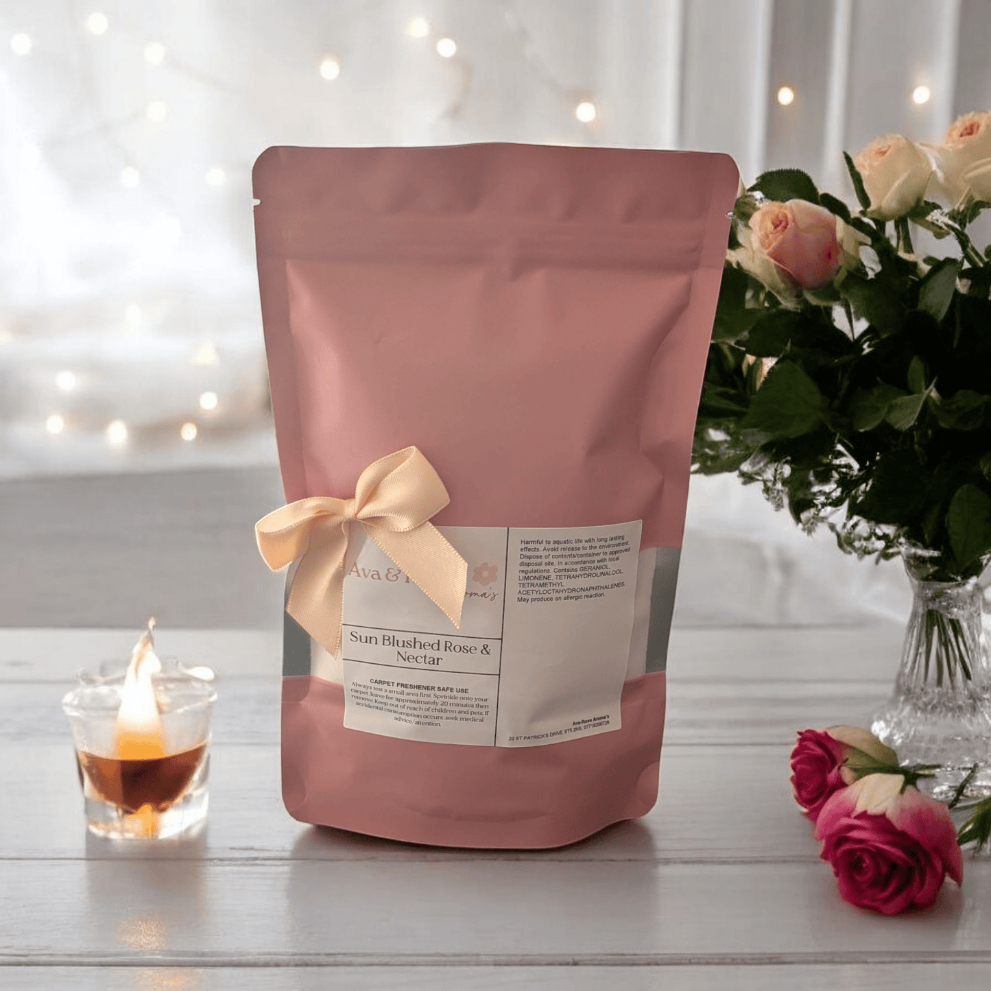 Sun Blushed Rose & Nectar - Carpet Shake Freshener - avarosearomas