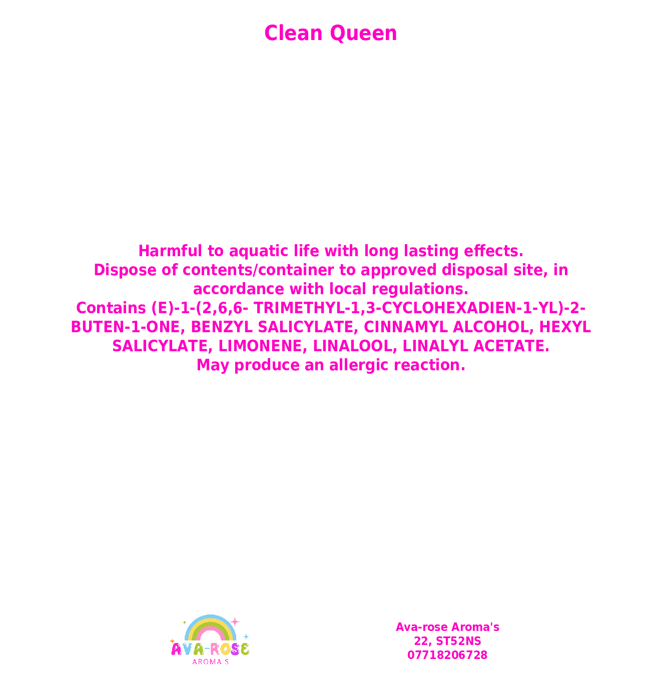 The Clean Queen - Wax Melt Segment Pot - avarosearomas