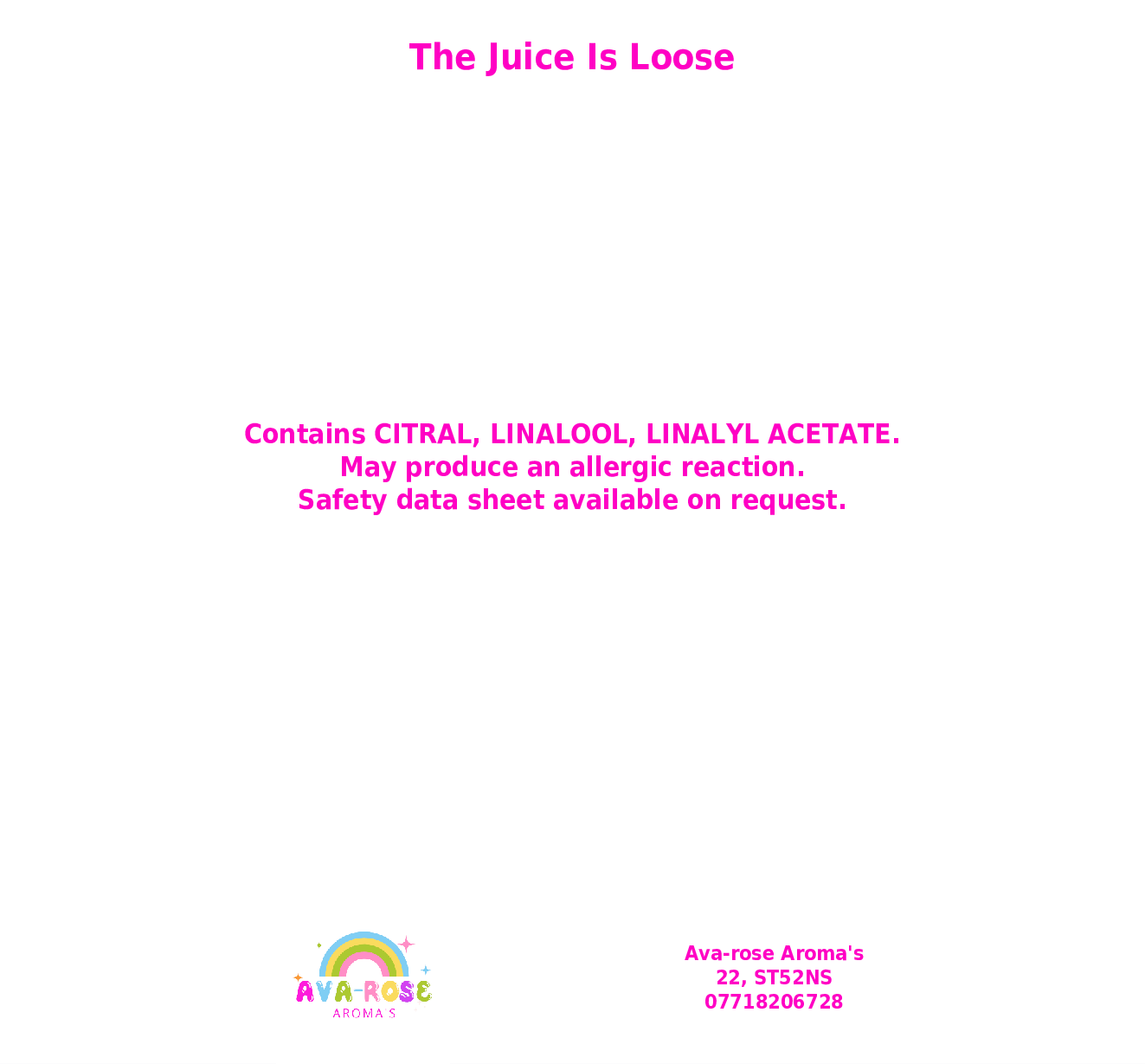 The Juice Is Loose - avarosearomas