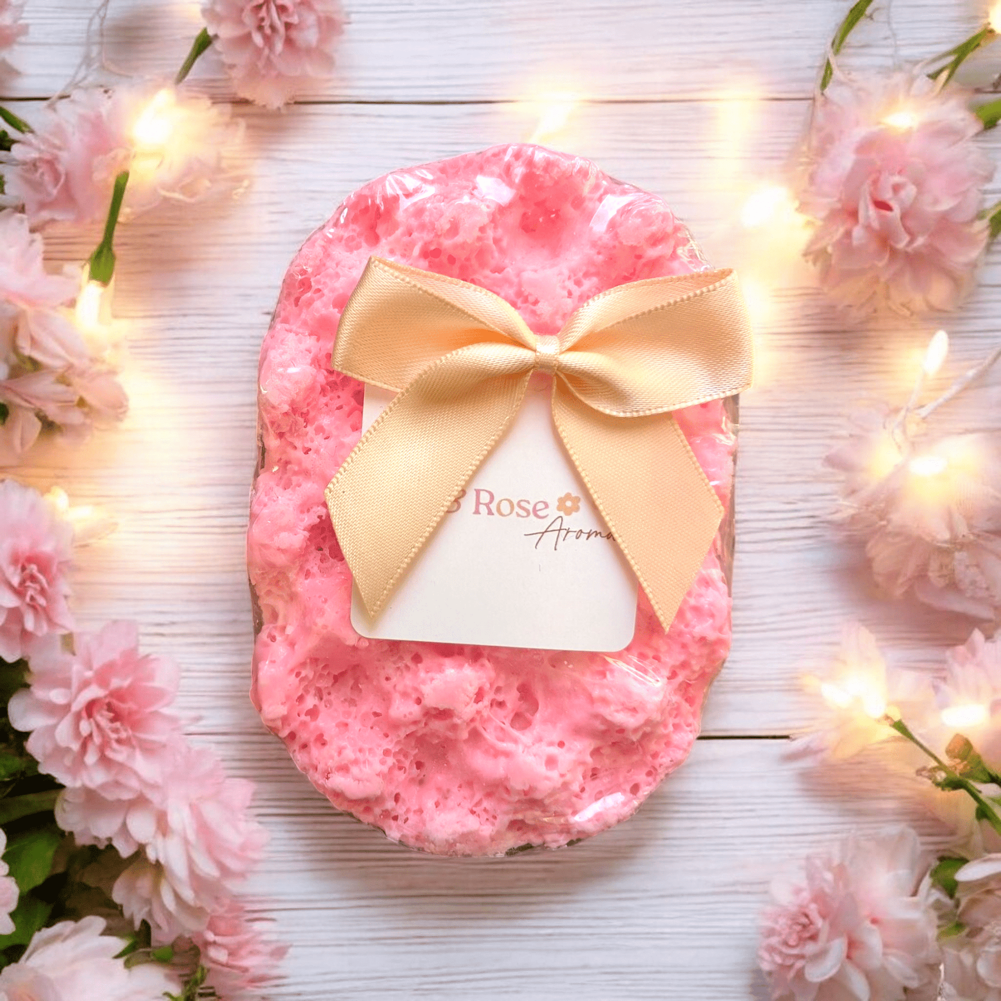 White Pixie Soap Sponge - avarosearomas