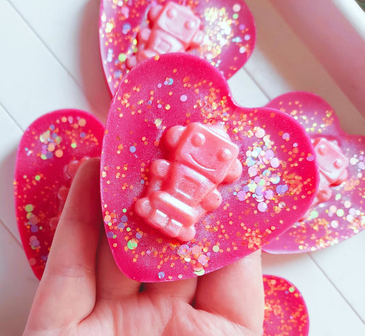 Cashmere & Cocoa Butter Robot Heart Slab - avarosearomas