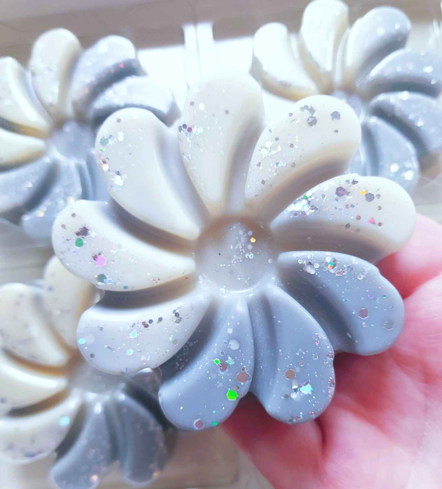 Wax Melt Flower Swirls