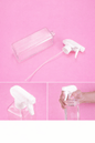 500ml Empty Spray Bottle - For Mixing Your Own Diluted Disinfectant - avarosearomas