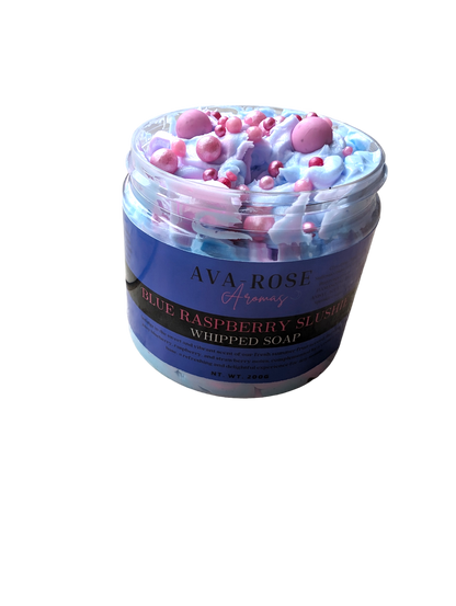 Blue Raspberry Slushie Whipped Soap