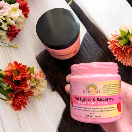 Pink Lychee & Raspberry Sugar Body Scrub