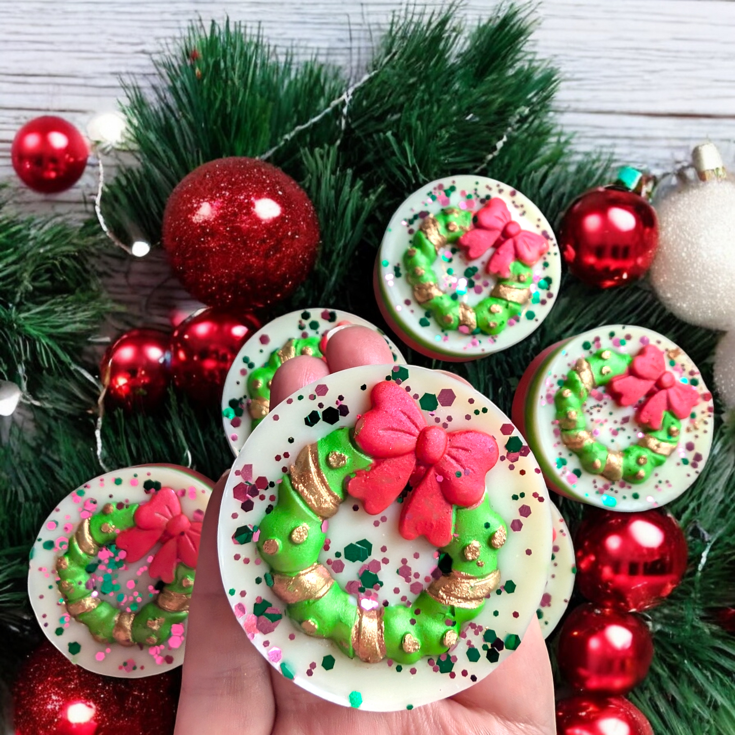 Christmas Cottage Wreath