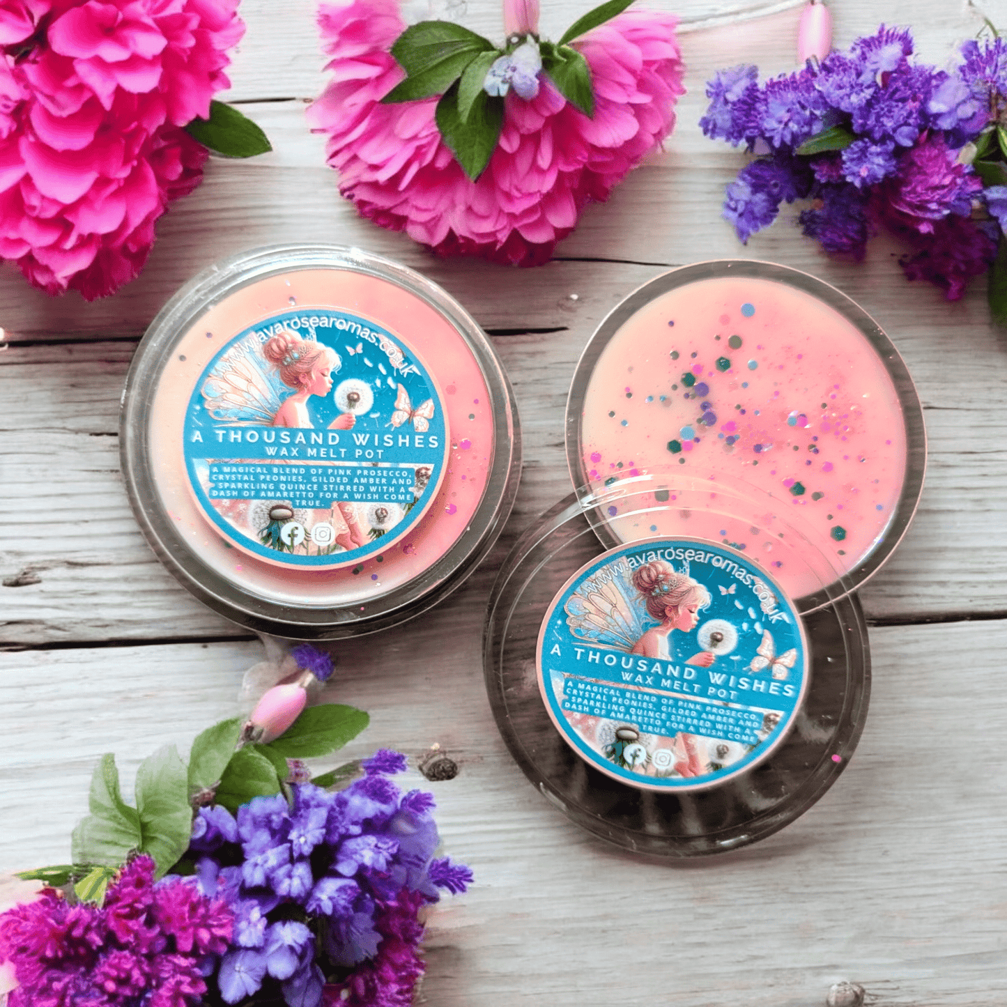 A Thousand Wishes - Wax Melt Segment Pot - avarosearomas