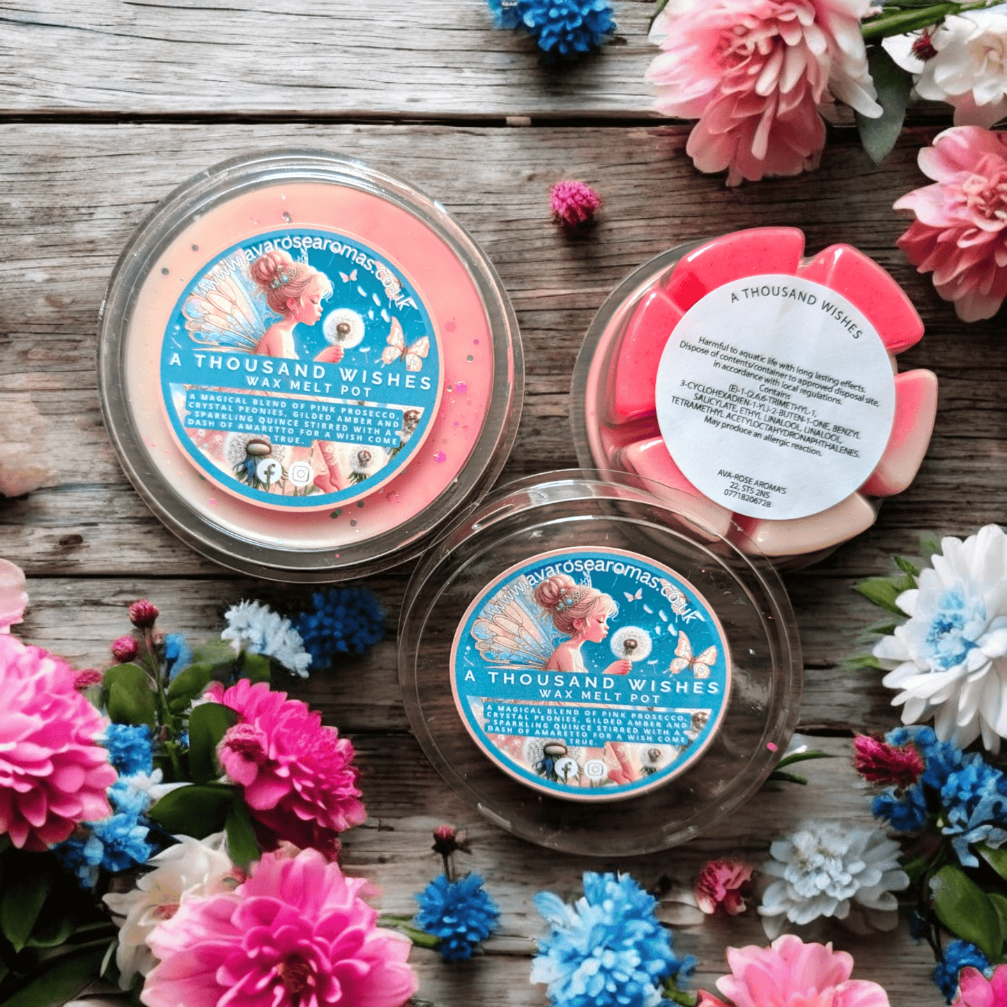 A Thousand Wishes - Wax Melt Segment Pot - avarosearomas