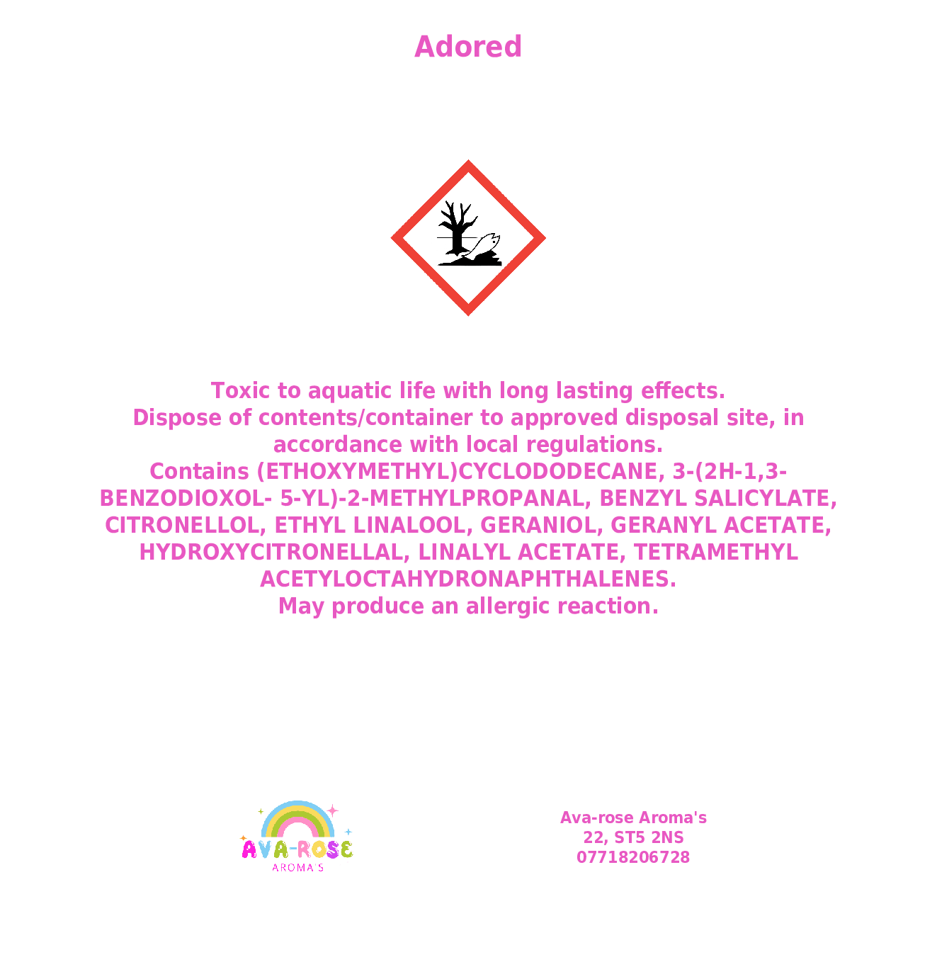 Adored - Heat Mini Wax Slab - avarosearomas