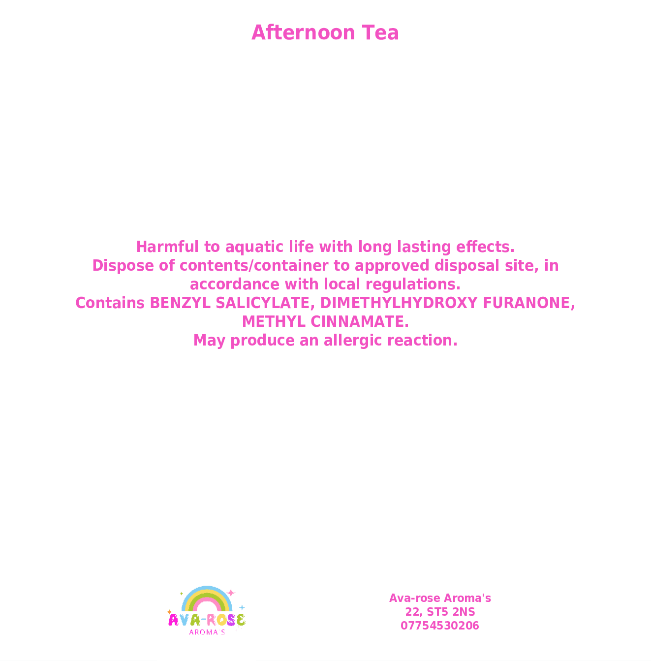 Afternoon Tea - Butterfly Wax Melt Slab - avarosearomas