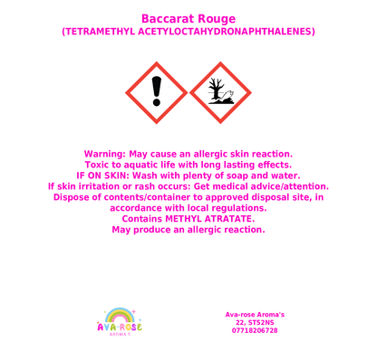 Baccarat Rouge - Roody Wax Melt - avarosearomas