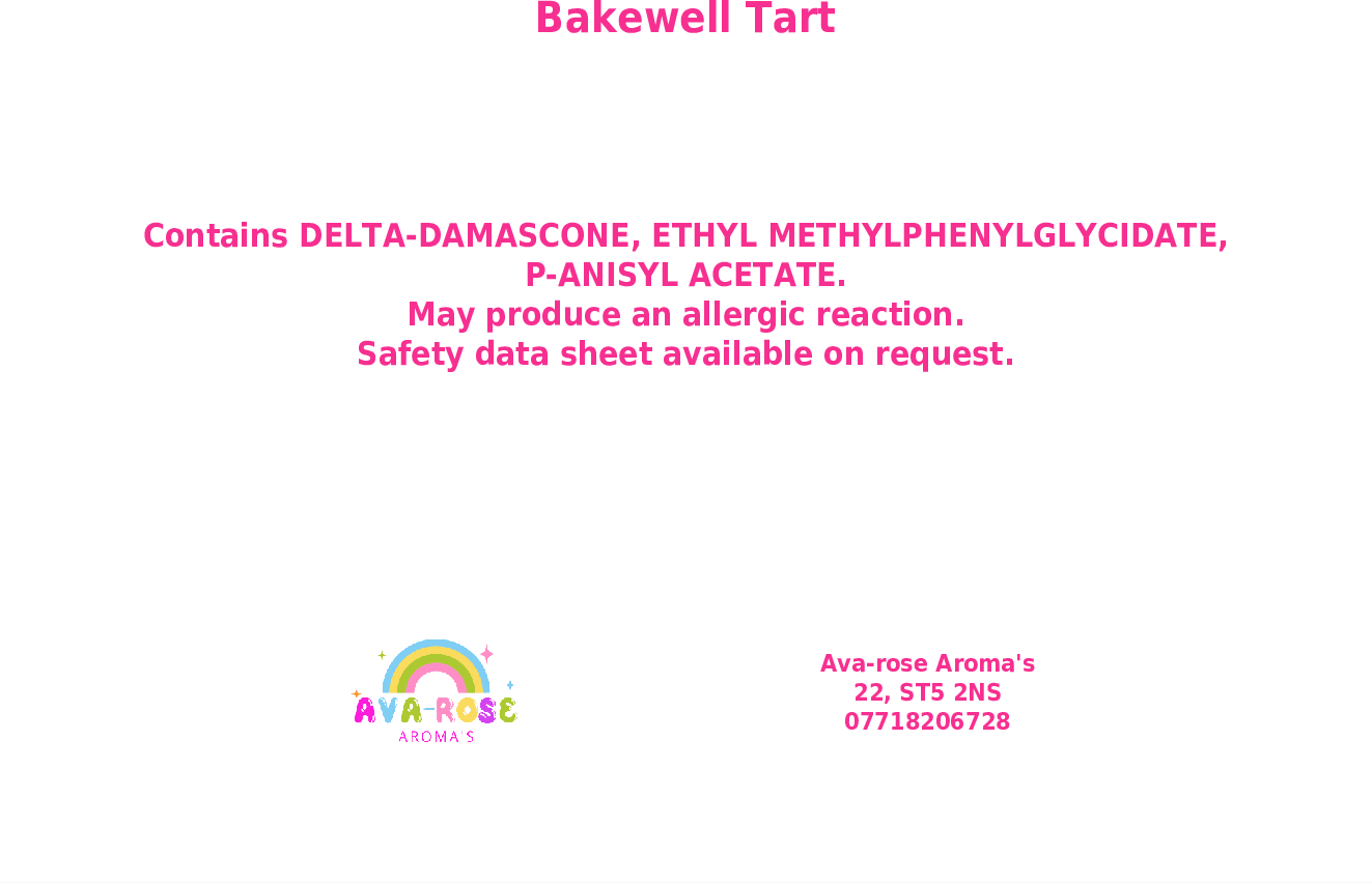 Bakewell Tart - Wax Melt Slab - avarosearomas