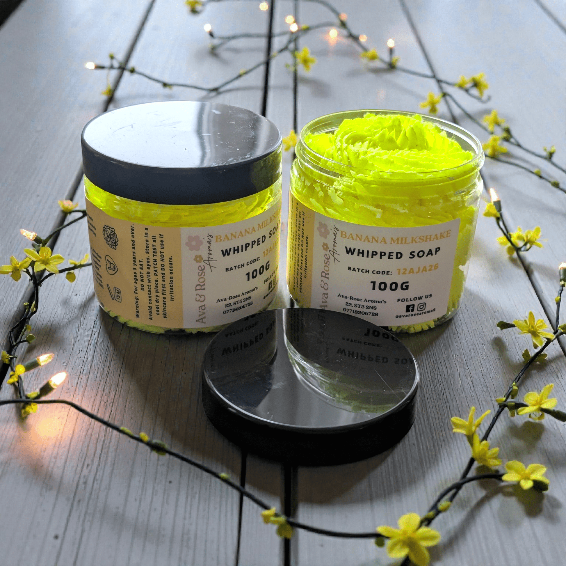 Banana Milkshake - Foaming Whipped Soap - avarosearomas
