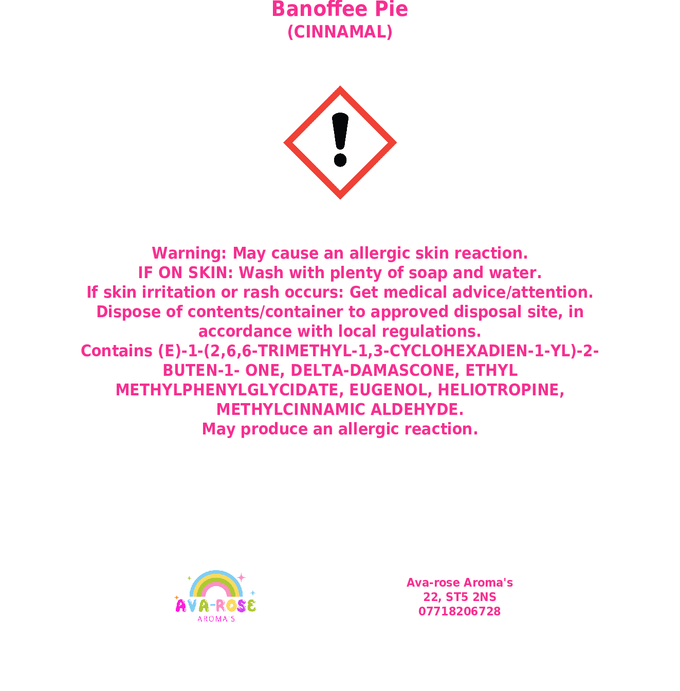 Banoffee Pie 'It Smells Massive' - Roody Wax Melt - avarosearomas