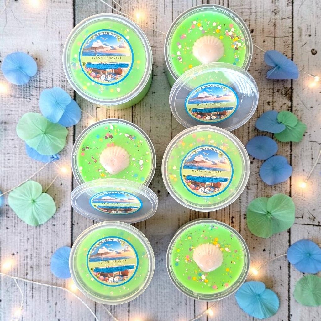 Beach Paradise - Chubby Wax Melt Pot - avarosearomas