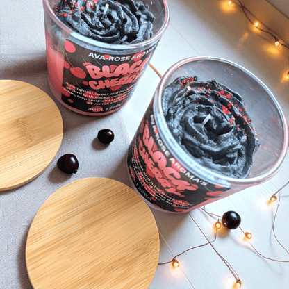 Black Cherry Whipped Candle - avarosearomas