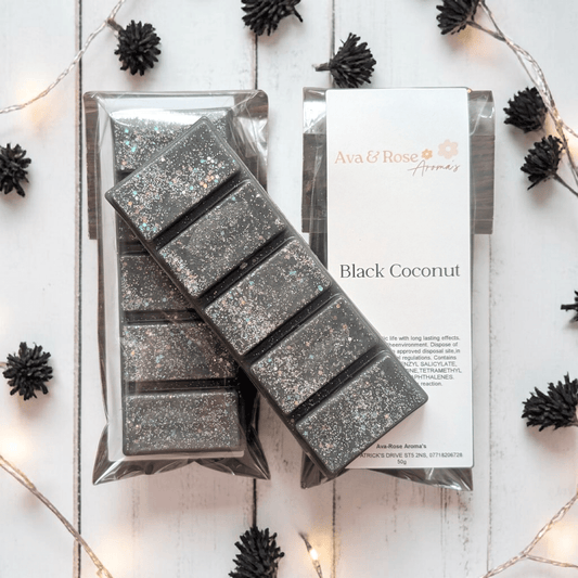 Black Coconut - Wax Melt Snap Bar - avarosearomas