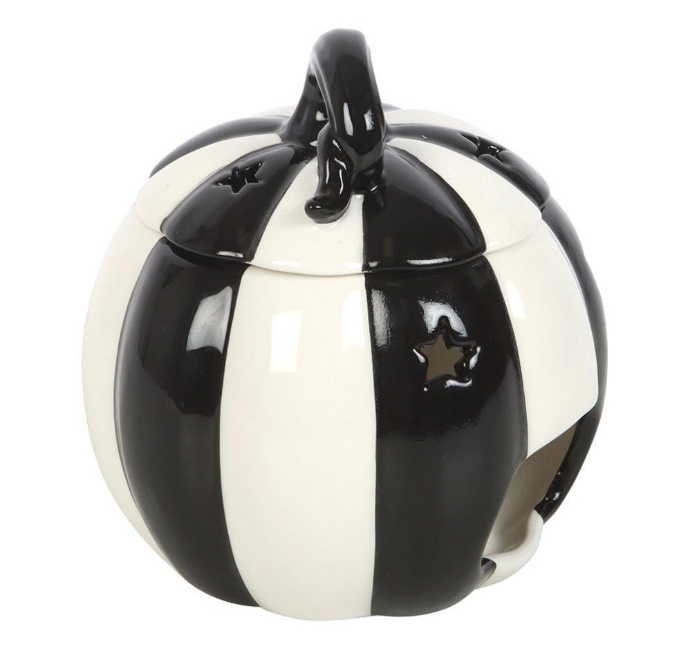 Black & White Pumpkin - Ceramic Burner - avarosearomas