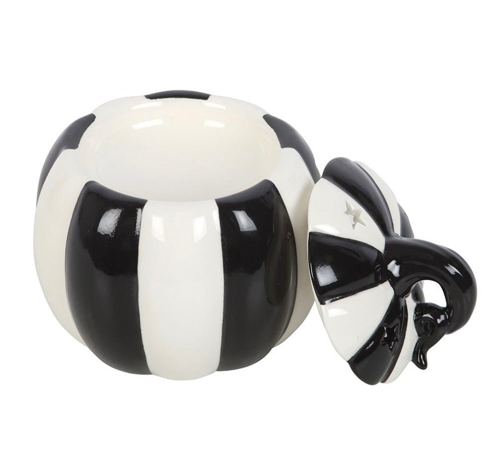 Black & White Pumpkin - Ceramic Burner - avarosearomas