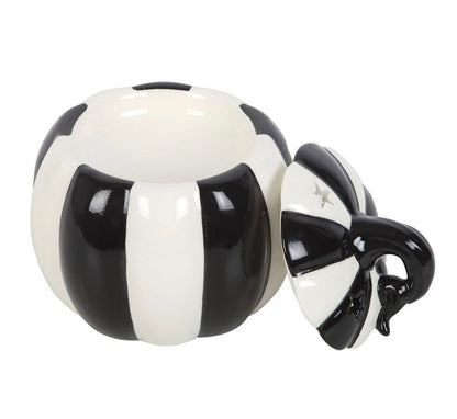 Black & White Pumpkin - Ceramic Burner - avarosearomas