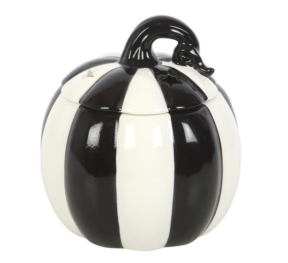 Black & White Pumpkin - Ceramic Burner - avarosearomas