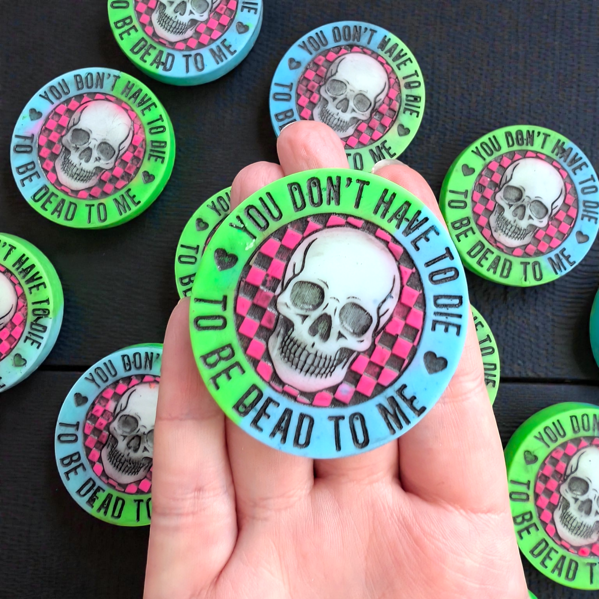 Blackcurrant Liquorice - Skull Wax Melt - avarosearomas