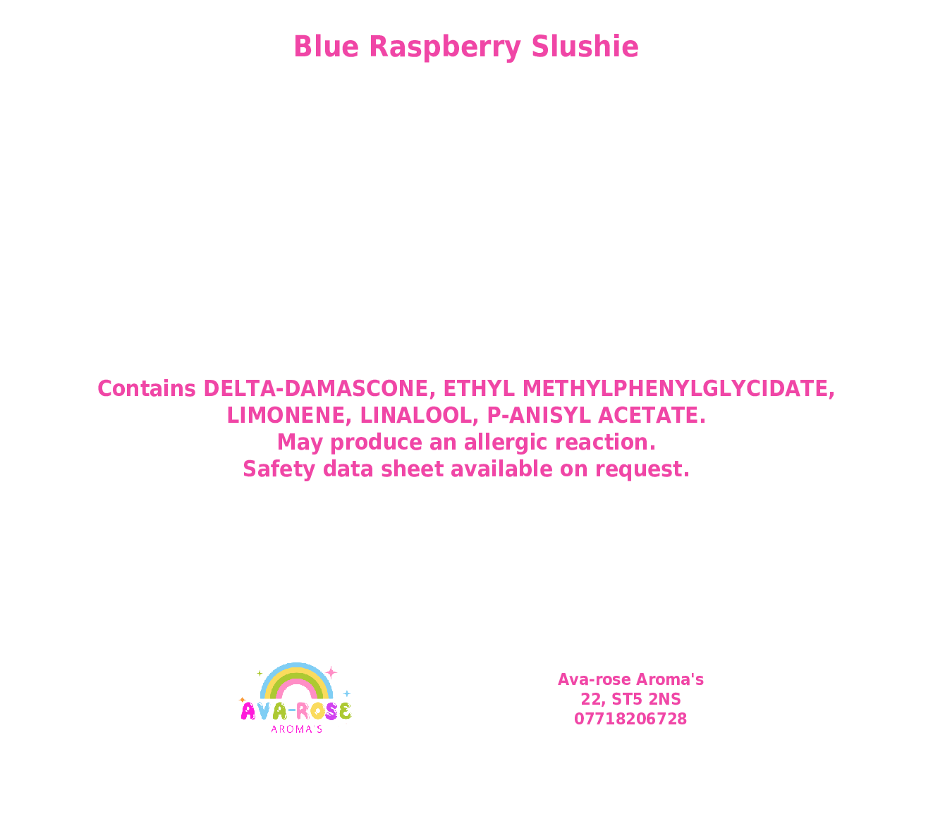 Blue Raspberry Slushie 2oz Pot