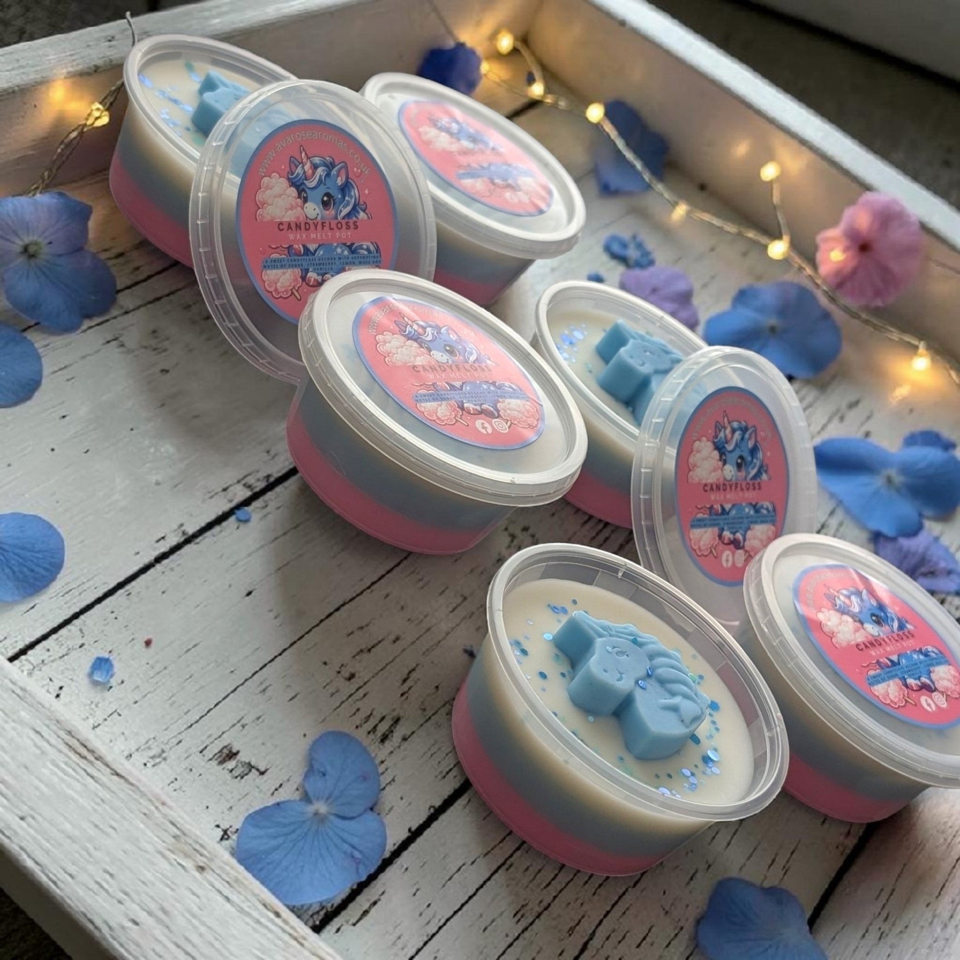 Candy Floss Unicorn Chubby Wax Pot - avarosearomas