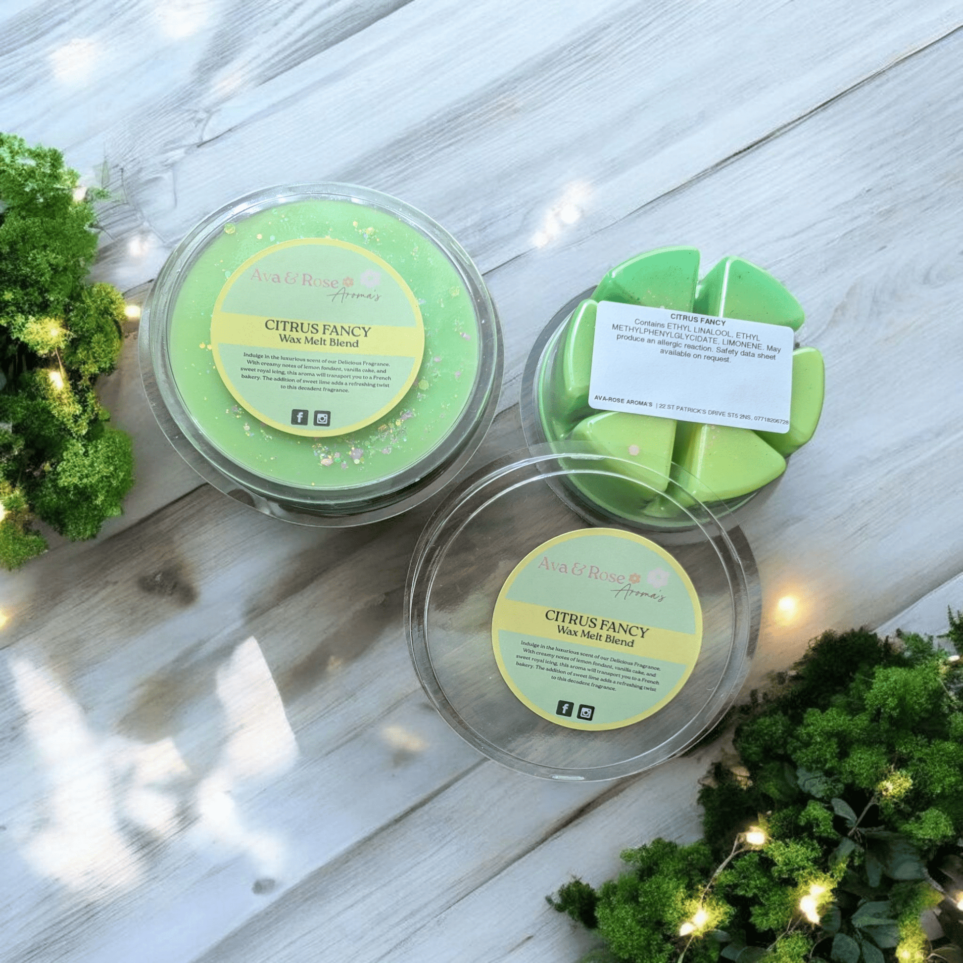 Citrus Fancy - House Blend Wax Melt Segment Pot - avarosearomas